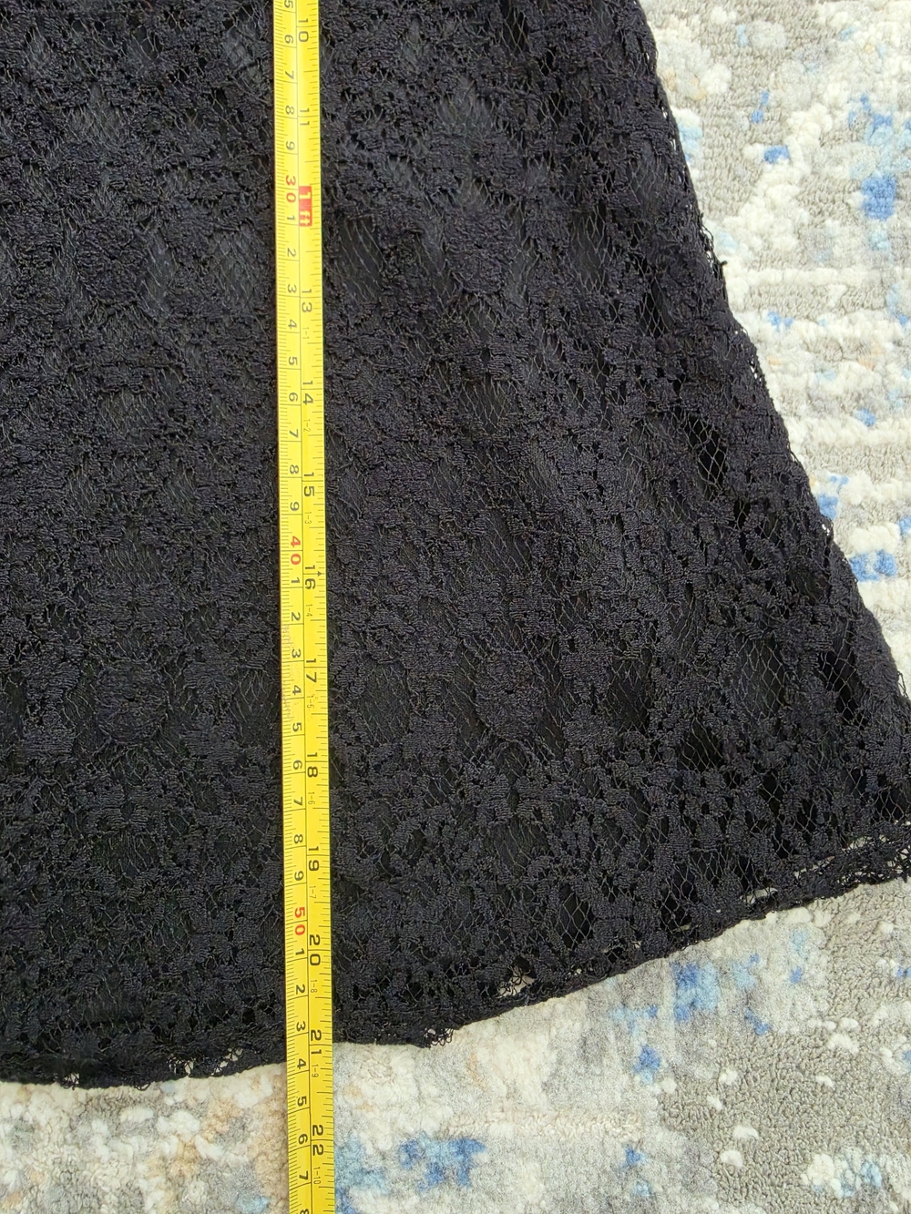 Monteau Black Lace Short-Sleeve Top - Picture 12 of 13